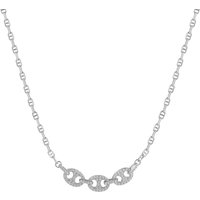 Xenox Damen Halskette Silber XS91414