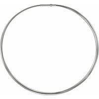 Ernstes Design Damen Halsreif Kette 10-fach Drahtseil Länge 40cm Silber DS10C-40