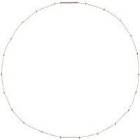 Ernstes Design Damen Halskette Kugelkette Länge 45cm Rosegold AK38-45