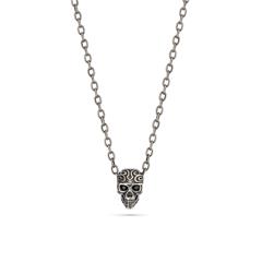 🦚 Tribal Edge Kette für Herren aus Edelstahl, geschwärzt