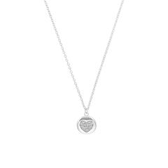 🦚 Kette Funkelndes Herz für Damen aus 925er Silber