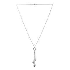 🦚 925 Sterling Silbercollier Herzanhänger