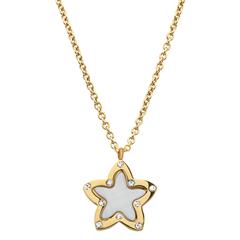 🦚 Kette Edelstahl Sternanhänger Zirkonia