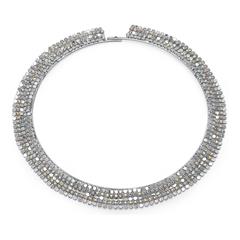 🦚 Damen Kette mit Glassteinen