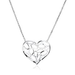 🦚 Kette Herz aus Sterlingsilber