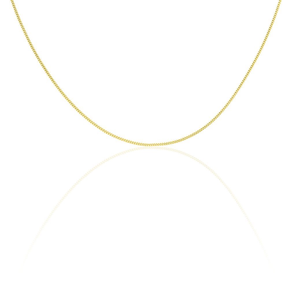🦚 Herren Panzerkette Gold 585 , Kette ohne Stein