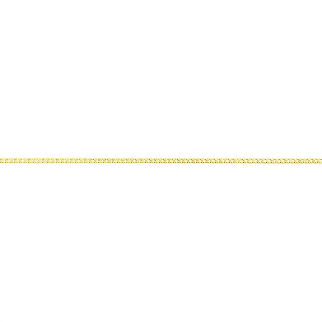 🦚 Damen Panzerkette Gold 375 , Kette ohne Stein