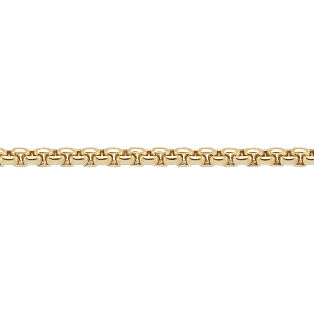 🦚 Unisex Kette Gold 375 Venezia Rund 1,20mm , Kette ohne Stein