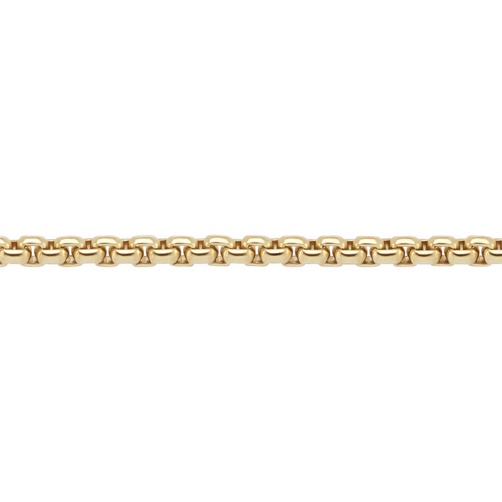 🦚 Unisex Kette Gold 375 Venezia Rund 1,20mm , Kette ohne Stein