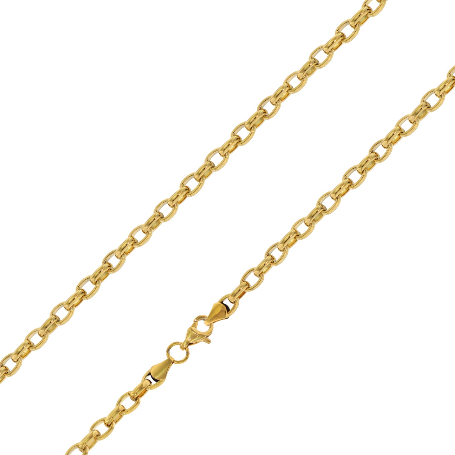 trendor 75887 Halskette für Frauen Gold auf Edelstahl Erbskette 40 cm