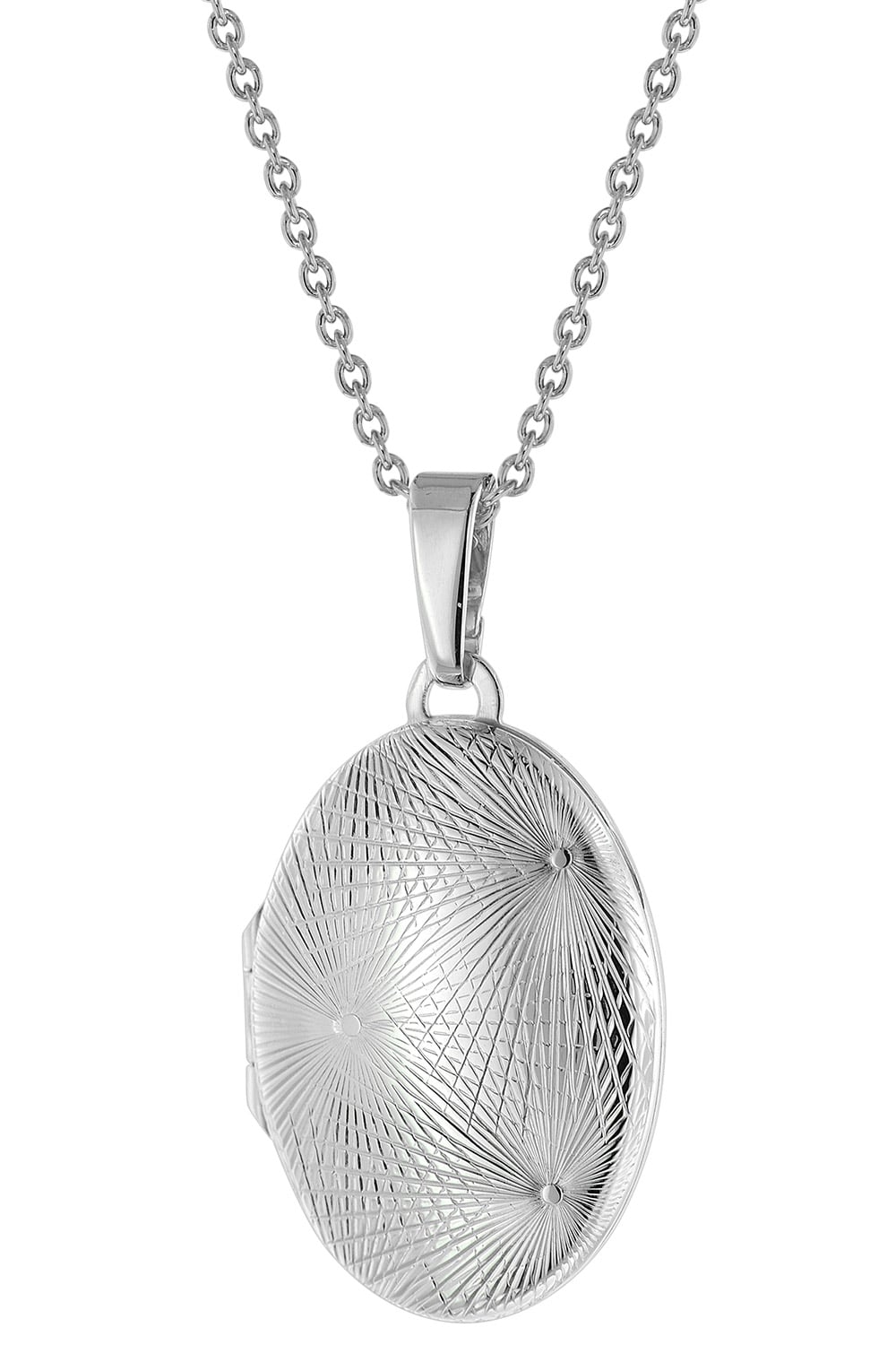 trendor 75755 Damen-Kette mit Medaillon Silber 925