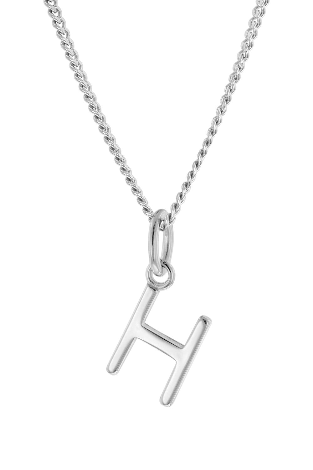 trendor 15210-H Damen-Kette mit Buchstabe H Anhänger Silber 925