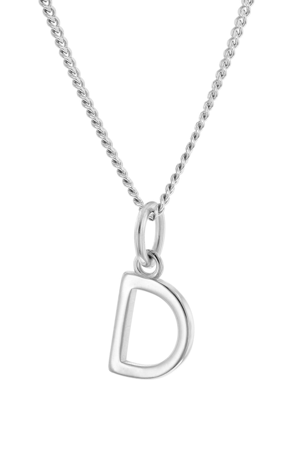 trendor 15210-D Damen-Kette mit Buchstabe D Anhänger Silber 925