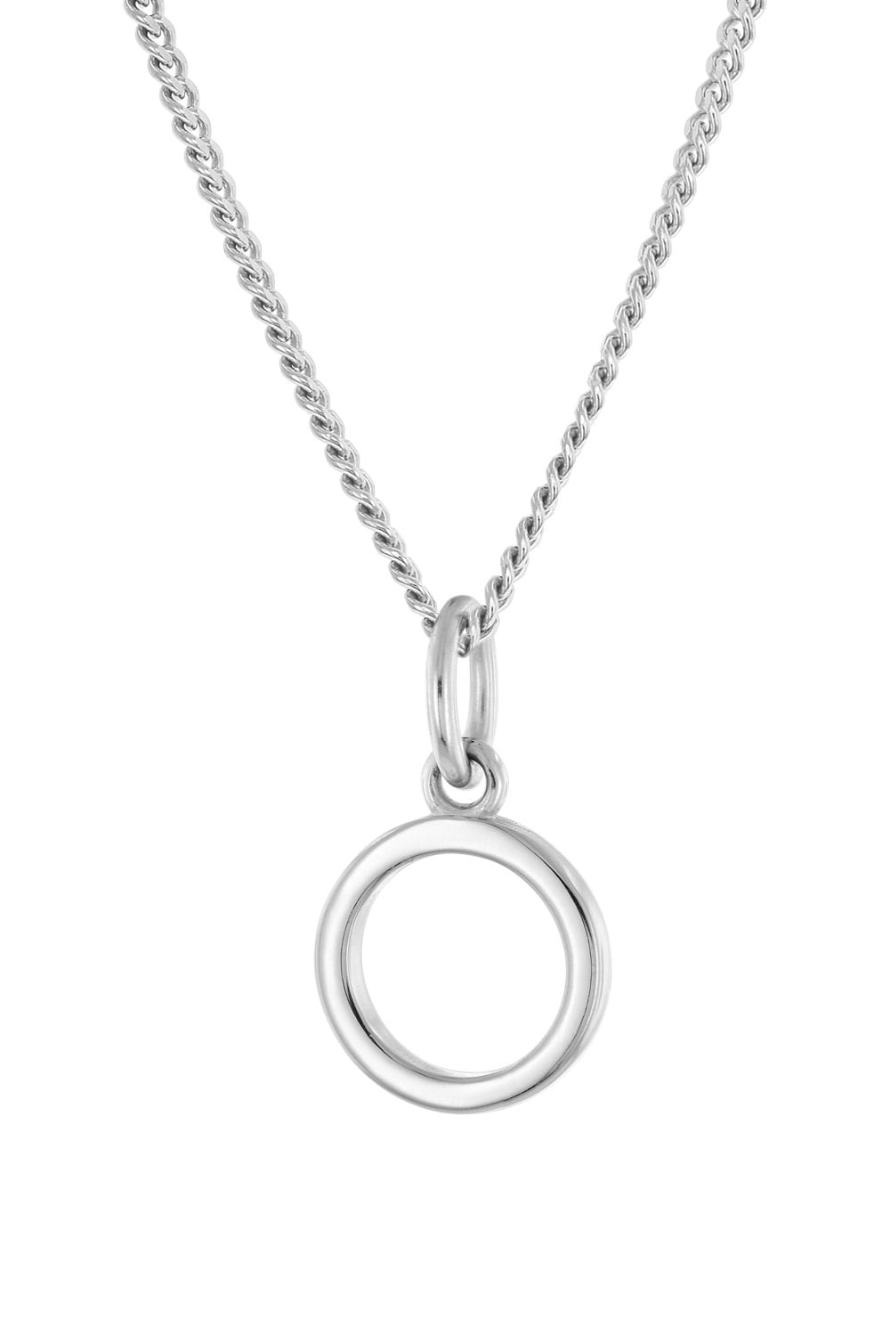 trendor 15210-O Damen-Kette mit Buchstabe O Anhänger Silber 925