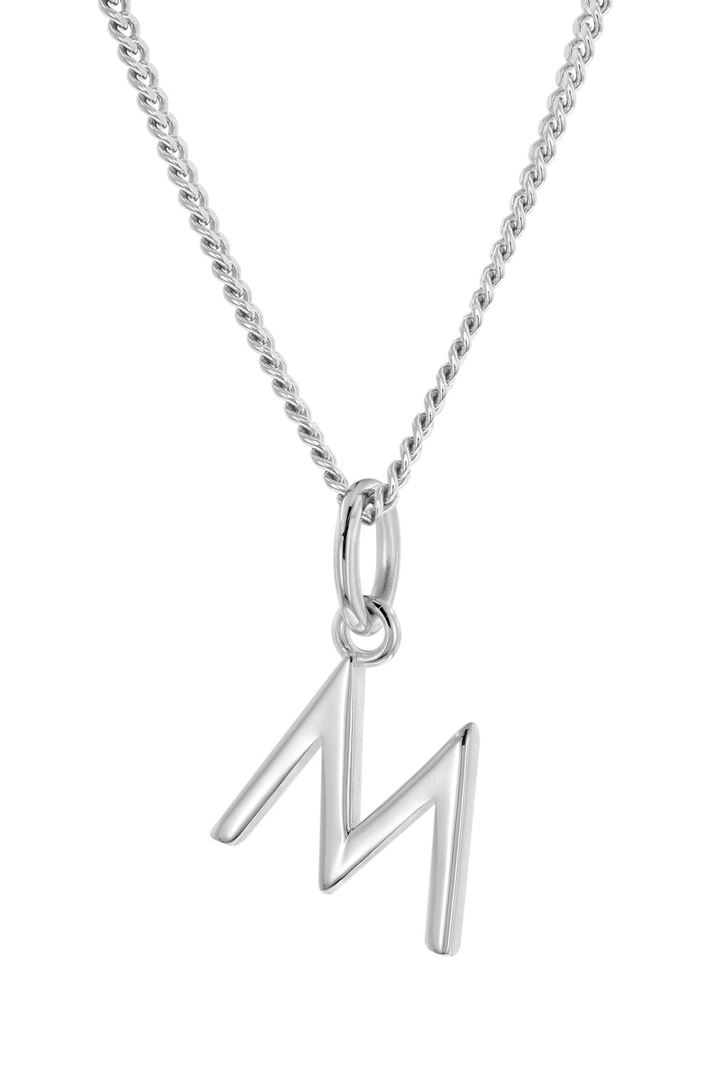 trendor 15210-M Damen-Kette mit Buchstabe M Anhänger Silber 925