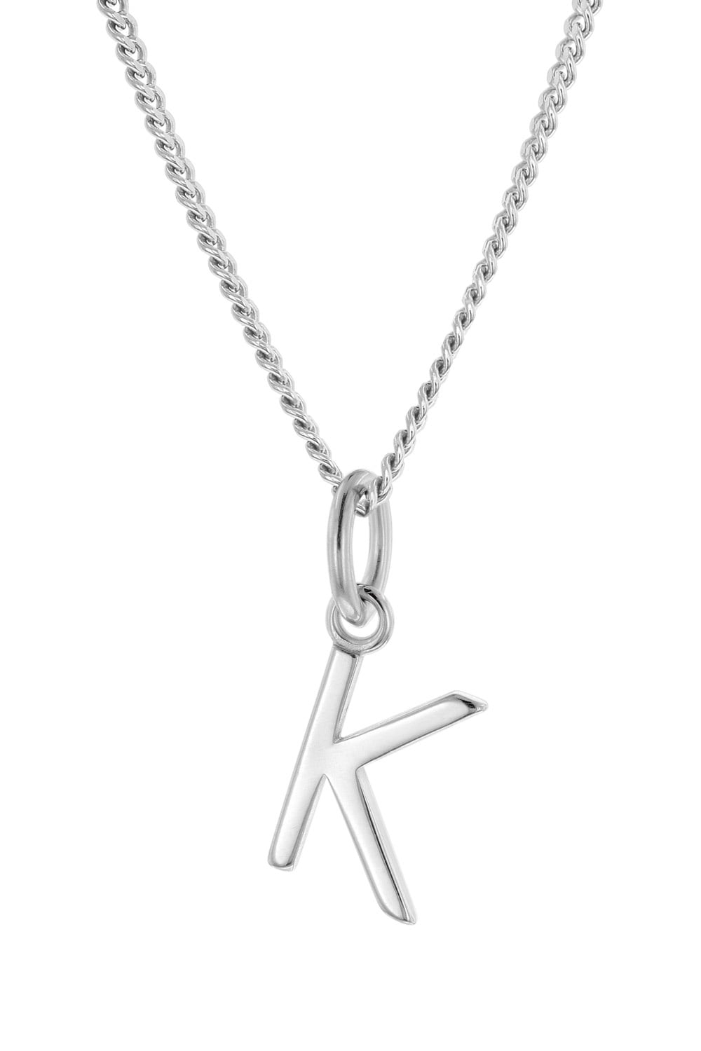 trendor 15210-K Damen-Halskette mit Buchstabe K Anhänger Silber 925