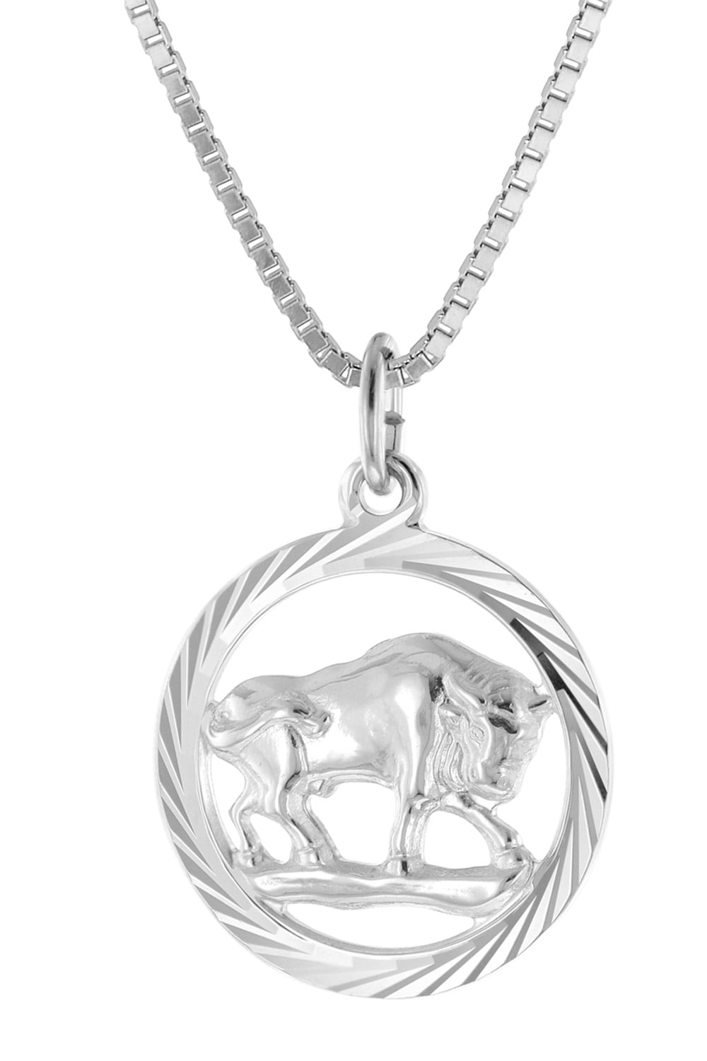 trendor 15360-05 Stier Sternzeichen Halskette Silber 925