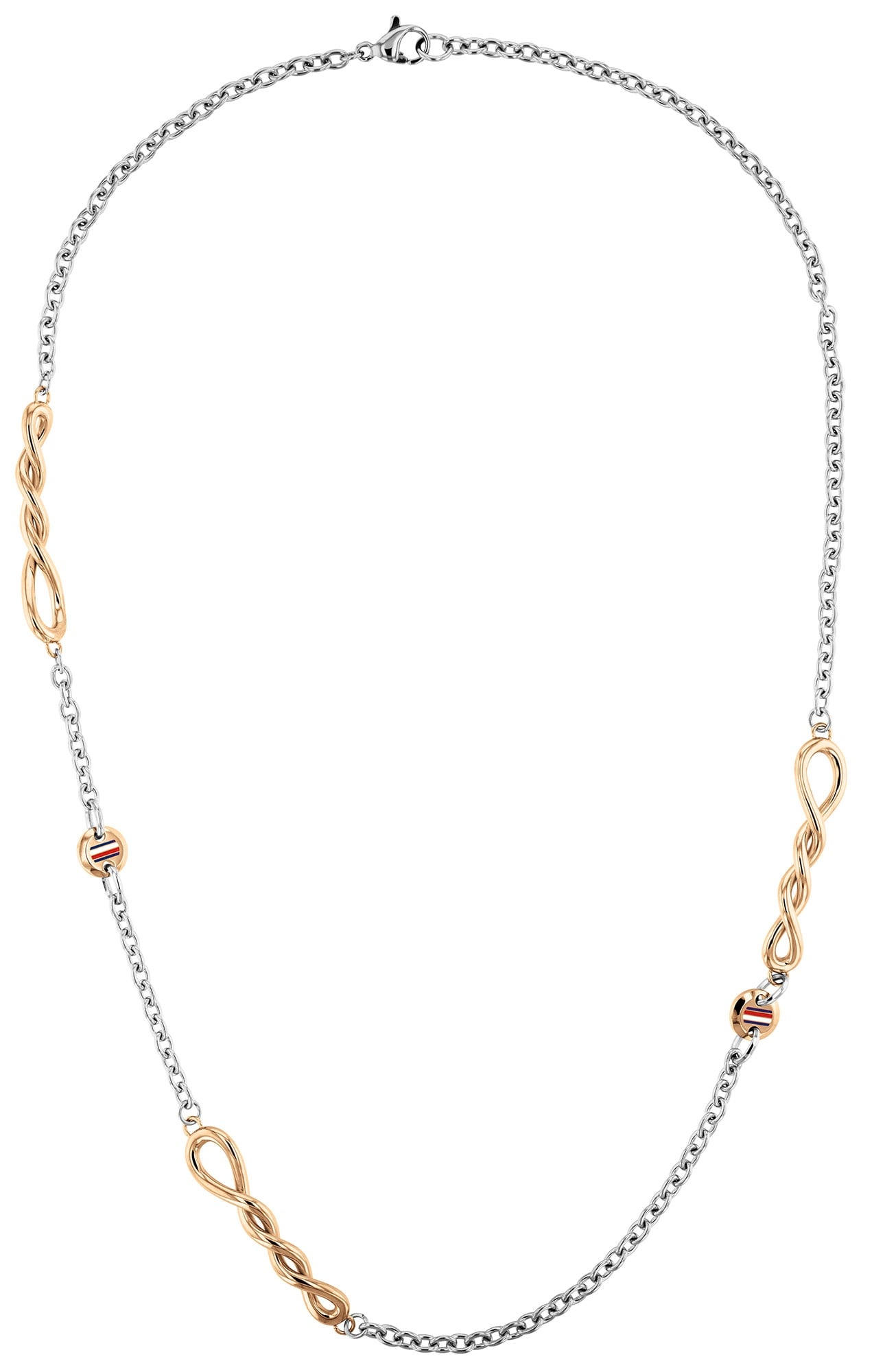 Tommy Hilfiger 2780513 Damen-Kette Edelstahl Twisted Rosé