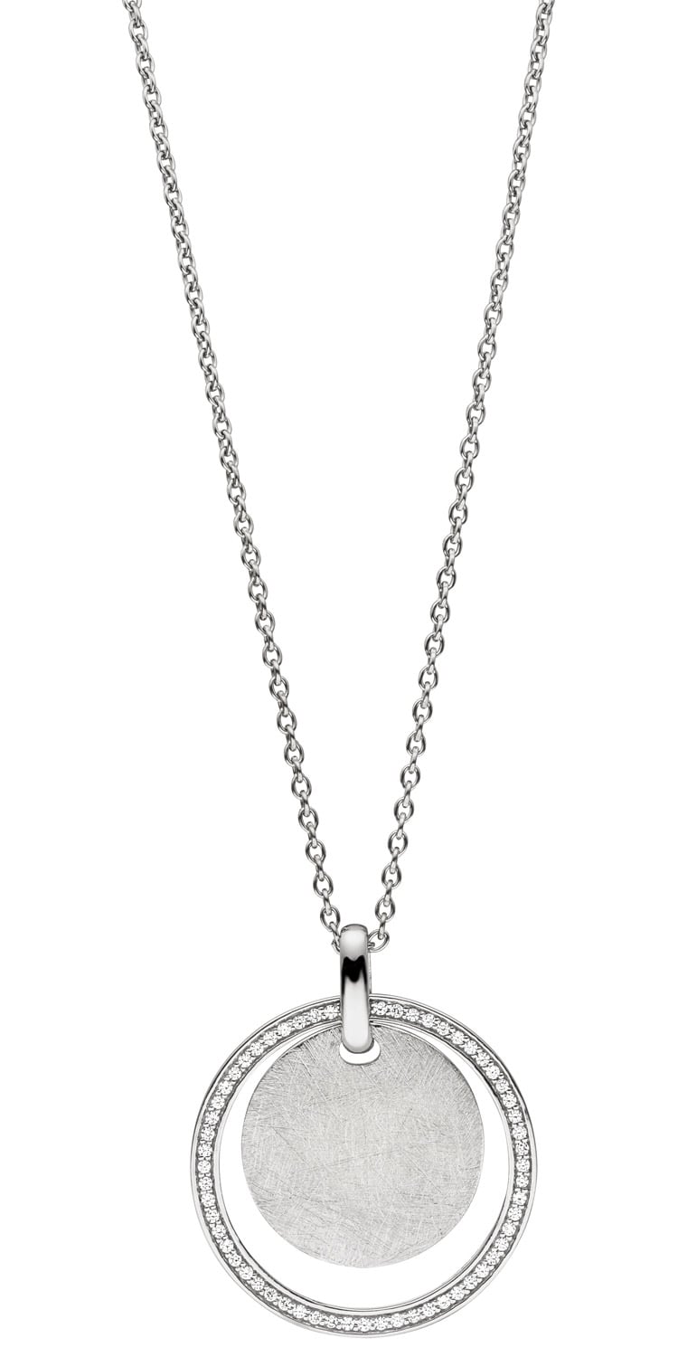 Viventy 782852 Damen-Halskette Silber mit Zirkonia