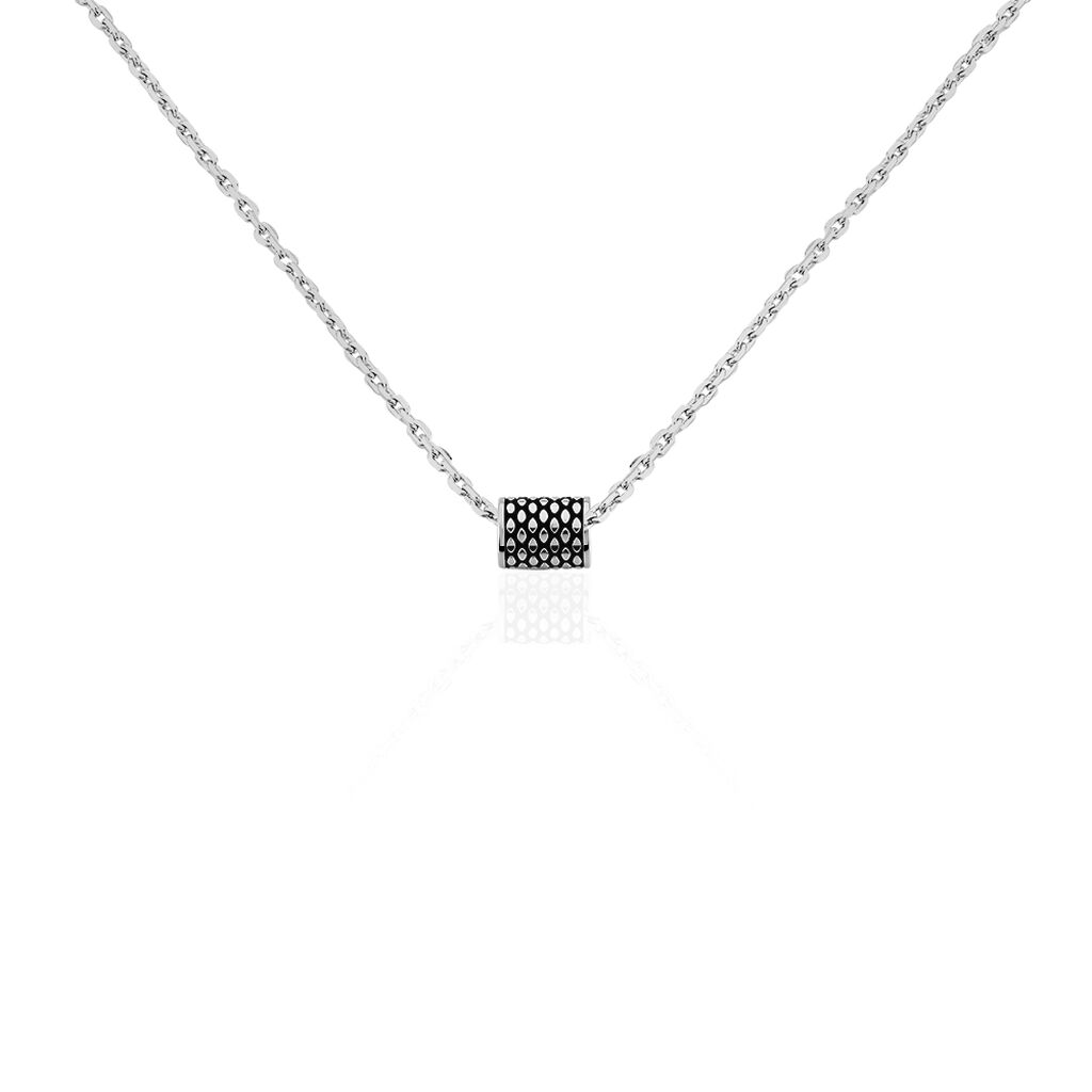 🦚 Herren Halskette Silber 925 , Collier ohne Stein