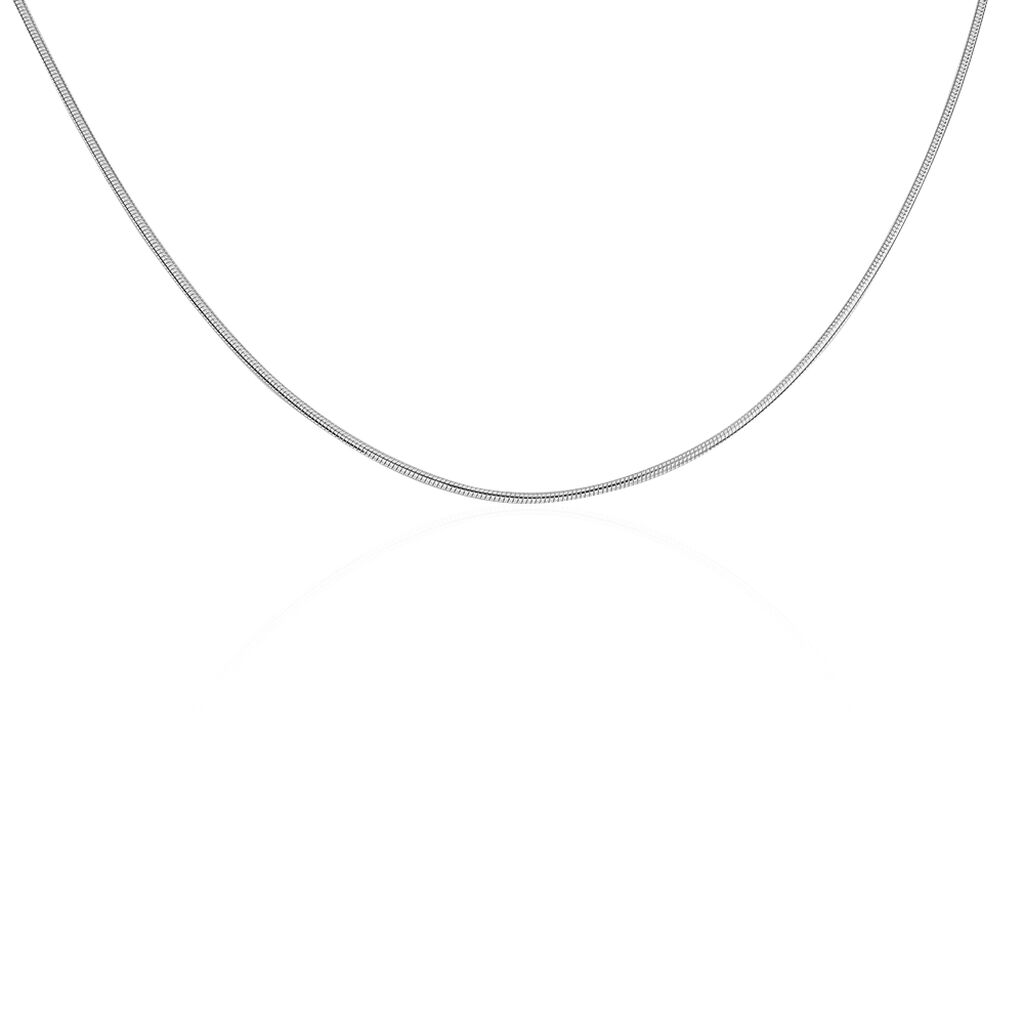 🦚 Unisex Schlangenkette Silber 925 rhodiniert, Kette ohne Stein