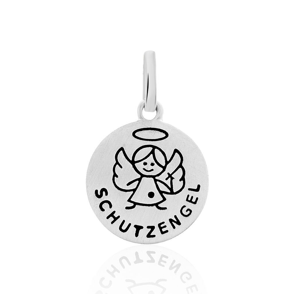 🦚 Kettenanhänger Silber 925 Schutzengel, Anhänger ohne Stein