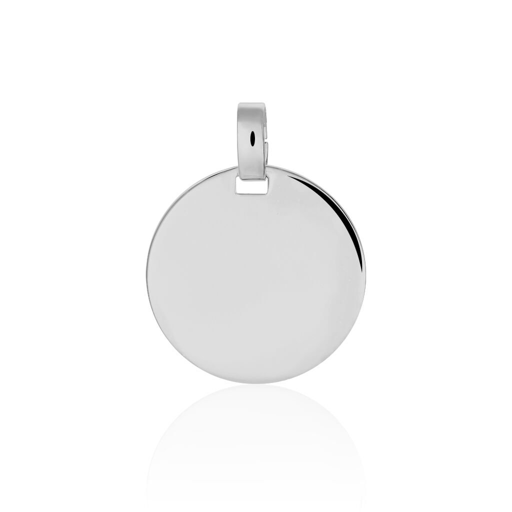 🦚 Kettenanhänger mit Gravur Silber 925 Elisandre, Anhänger ohne Stein