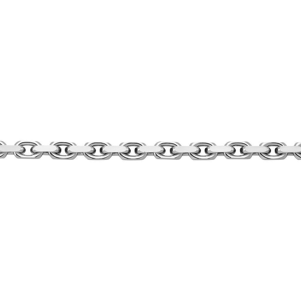 🦚 Unisex Kette Silber Silber 925 Anker S 3,00mm , Kette ohne Stein