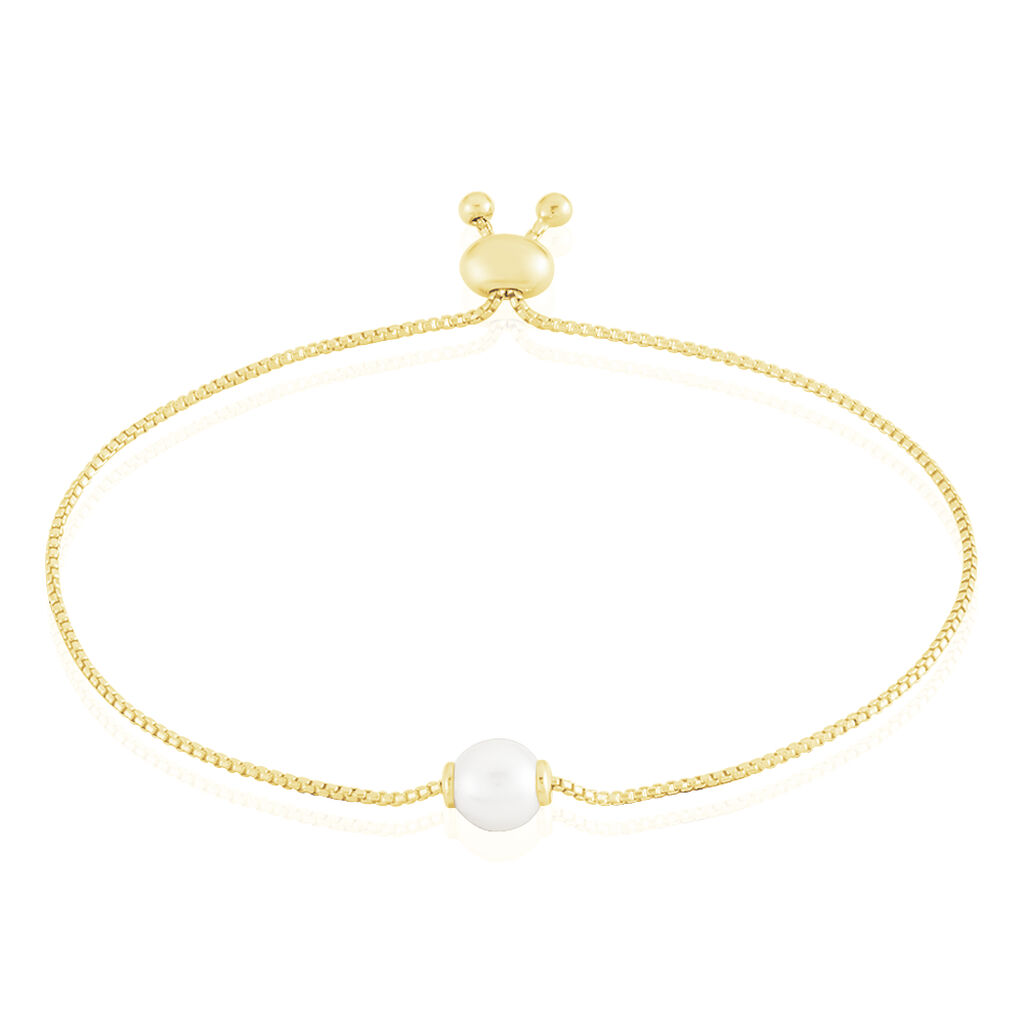🦚 Damen Perlenarmband Silber 925 Vergoldet, Armband mit Stein
