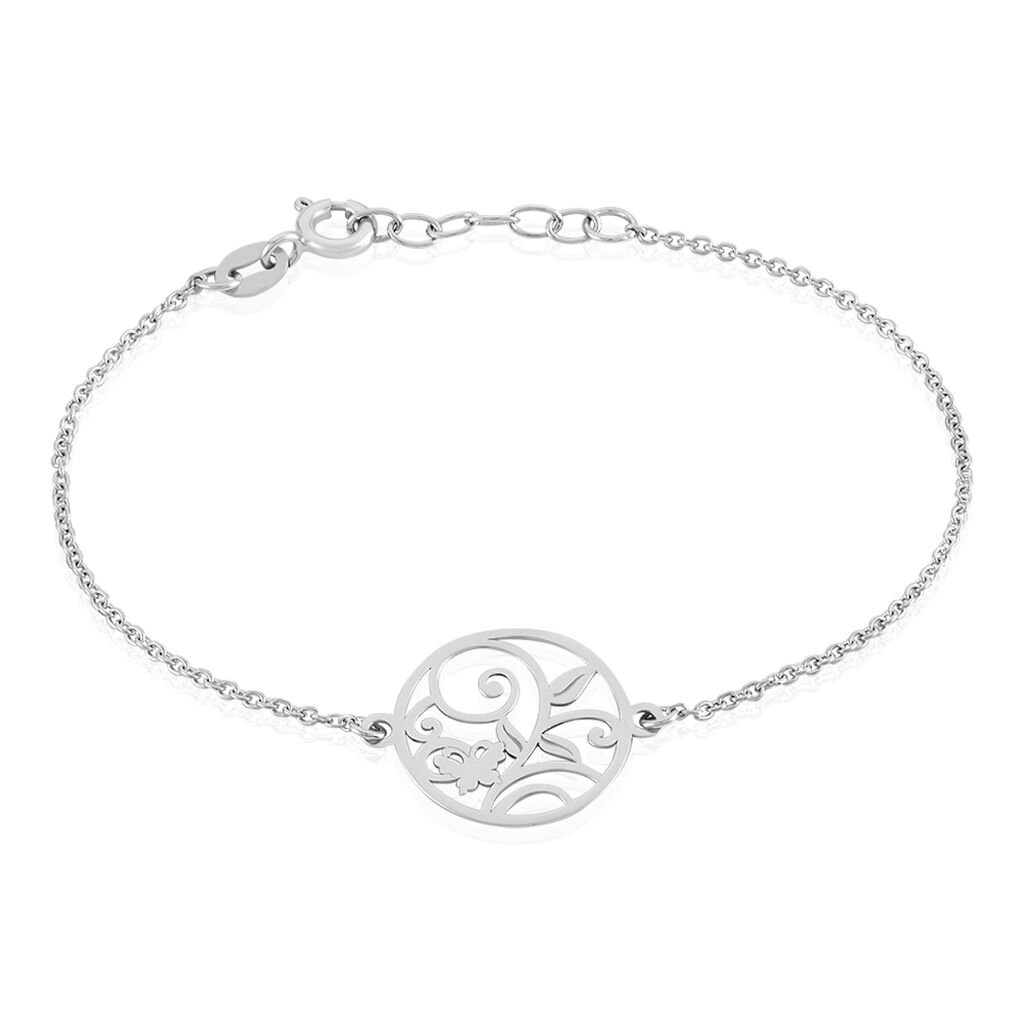 🦚 Damenarmband Silber 925 Rund , Armband ohne Stein