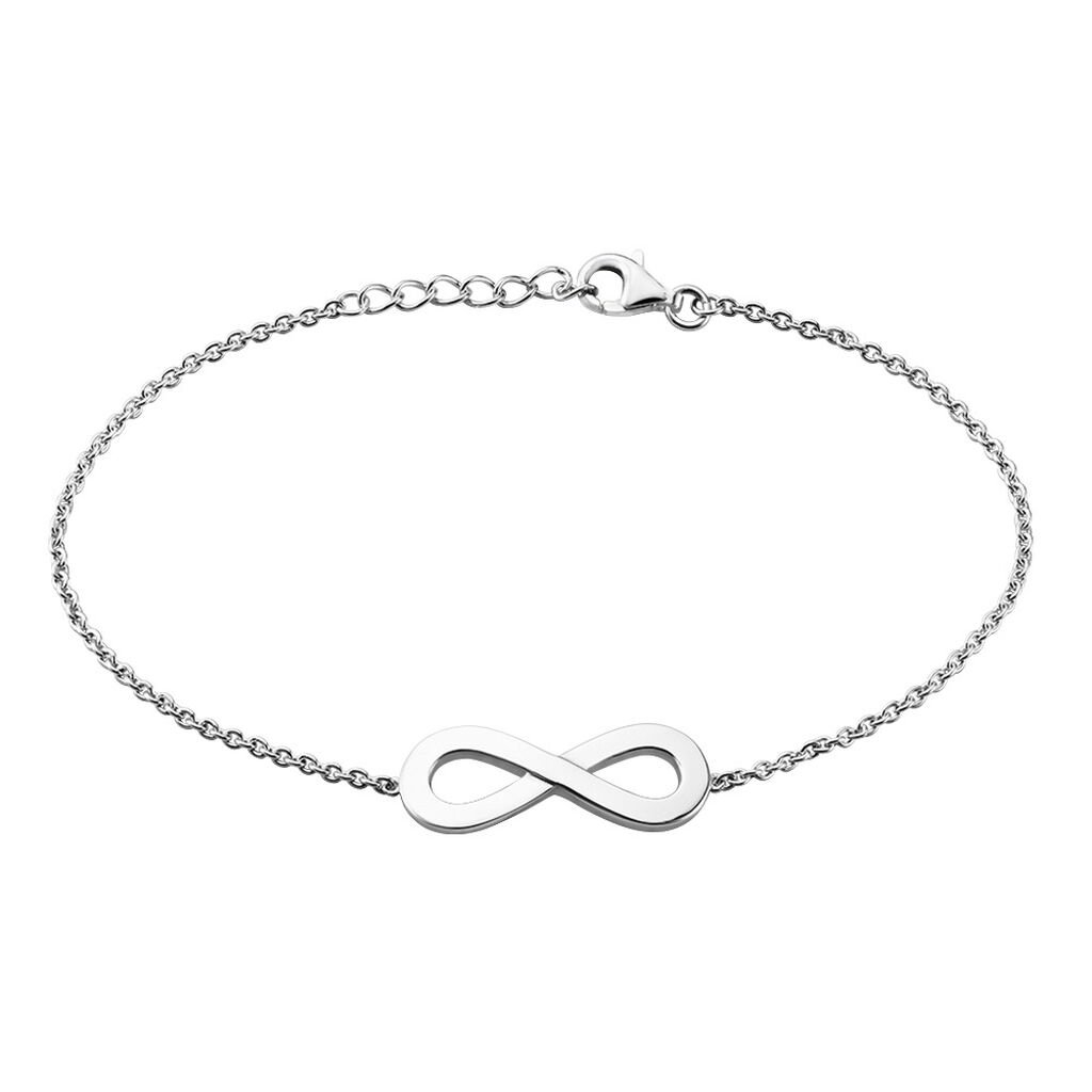 🦚 Damen Armband Silber 925 Infinity Svirka, Armband ohne Stein