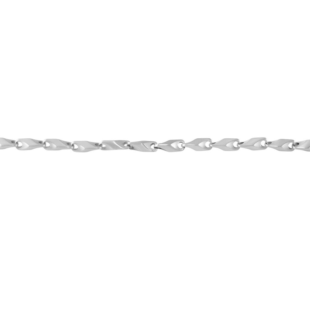 🦚 Herren Halskette Edelstahl, Collier ohne Stein