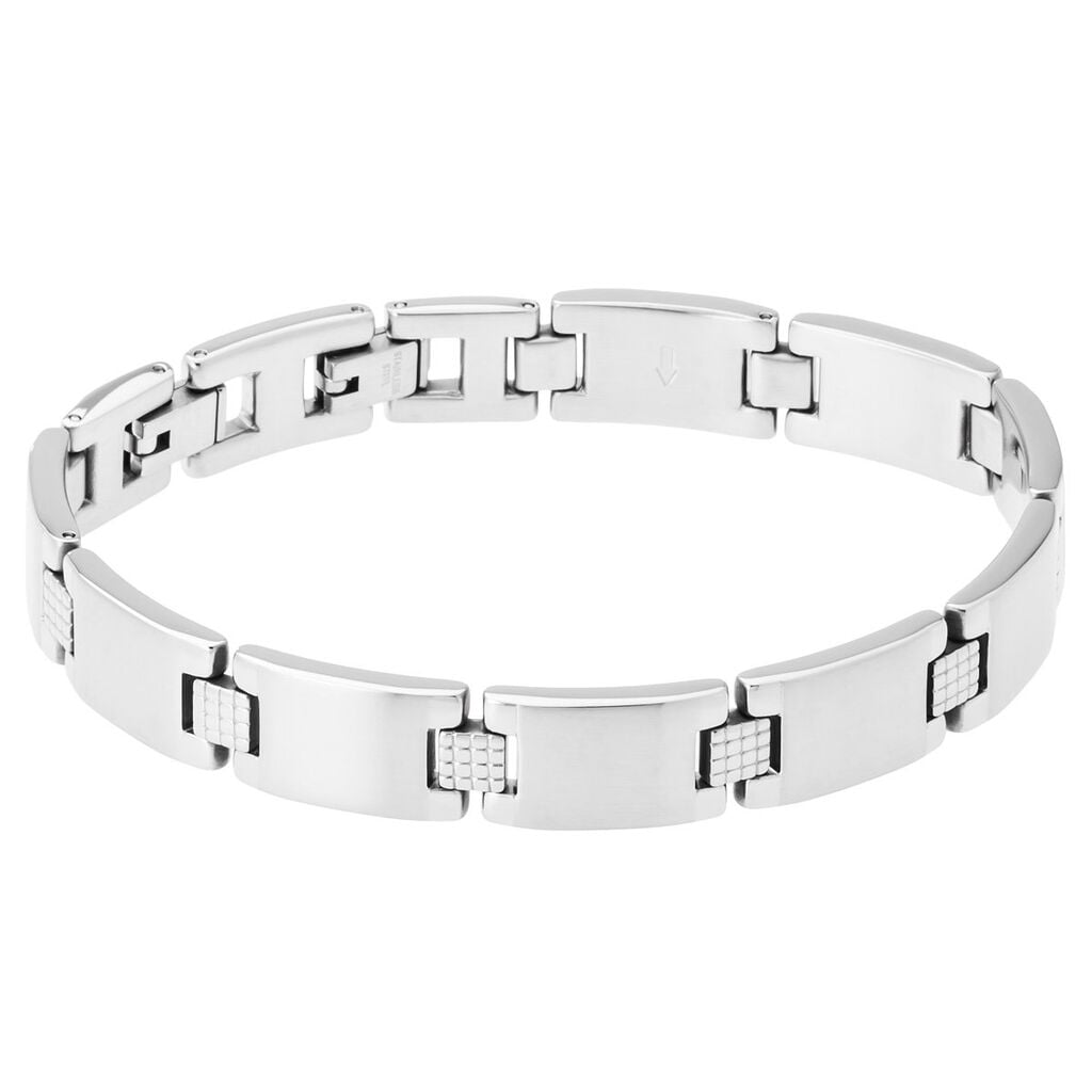🦚 Herrenarmband Edelstahl, Armband ohne Stein