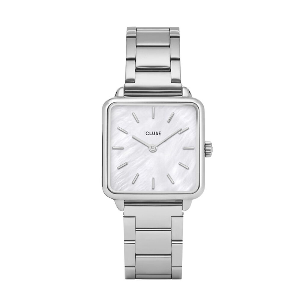 🦚 Cluse Damenuhr La Tétragone Cl60025s Quarz, Uhr ohne Stein