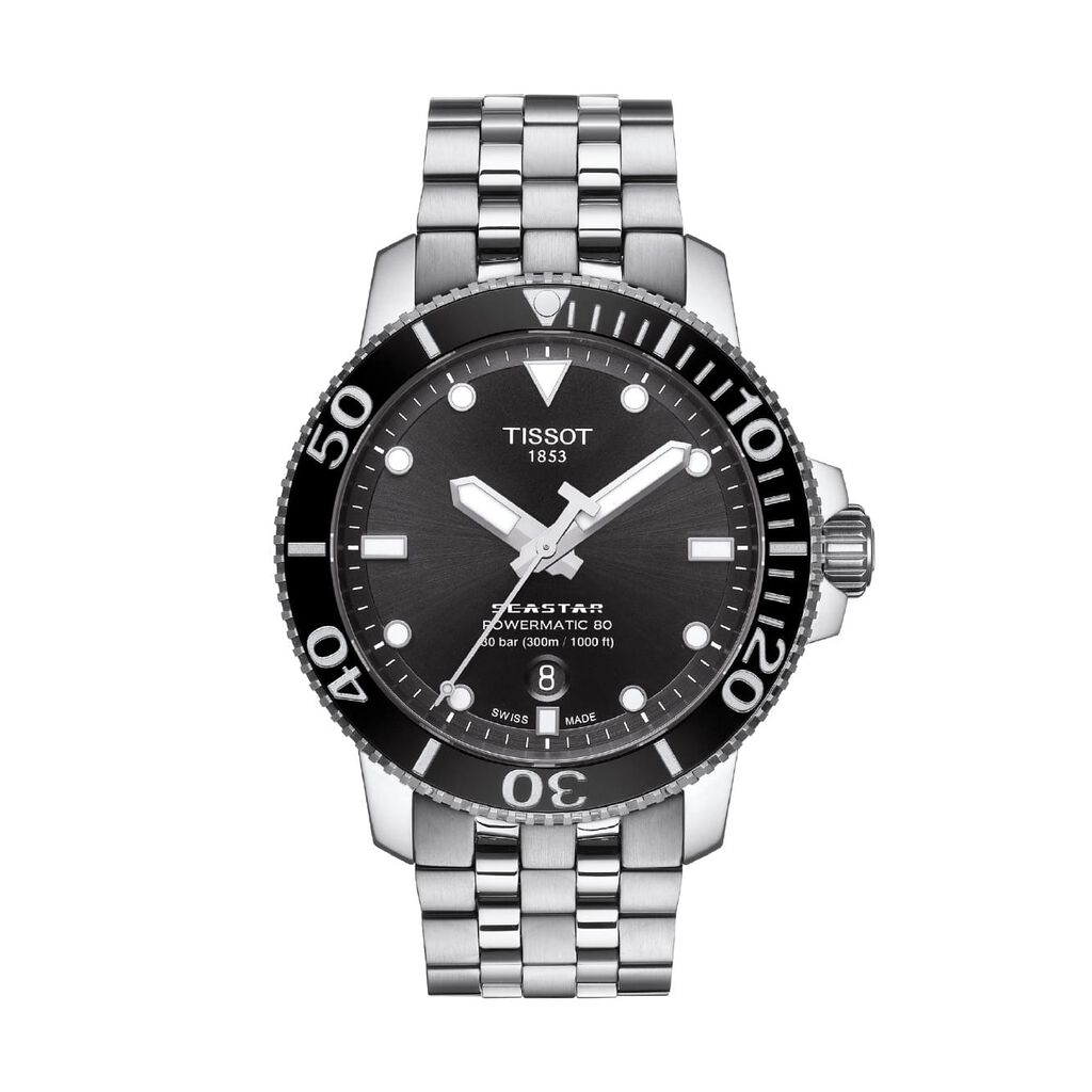 🦚 Tissot Herrenuhr Seastar 1000 T1204071105100, Uhr ohne Stein