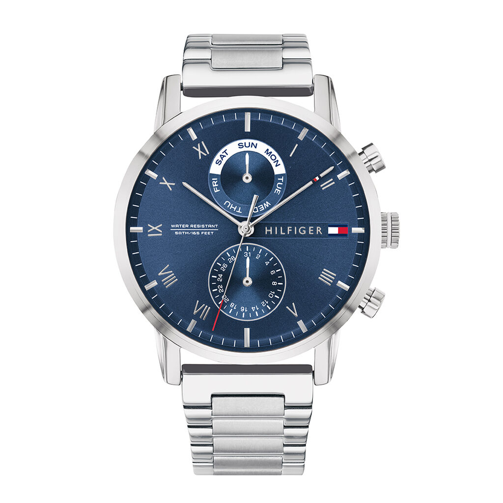 🦚 Tommy Hilfiger Herrenuhr Dressed Up 1710401 Quarz, Uhr ohne Stein