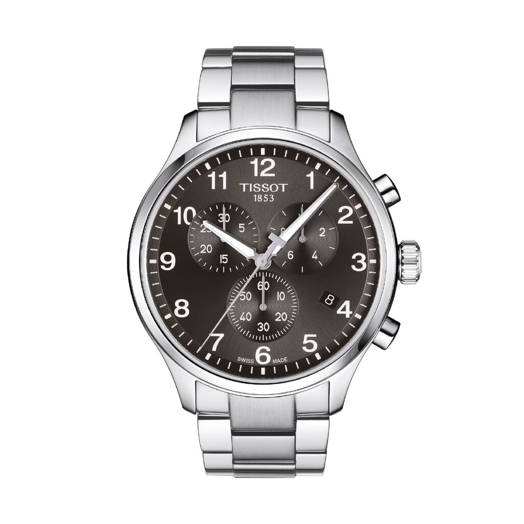 🦚 Tissot Herrenuhr Chrono XL Classic T1166171105701, Uhr ohne Stein