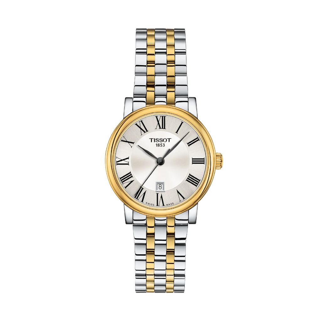 🦚 Tissot Damenuhr Carsion Permium Lady T1222102203300, Uhr ohne Stein