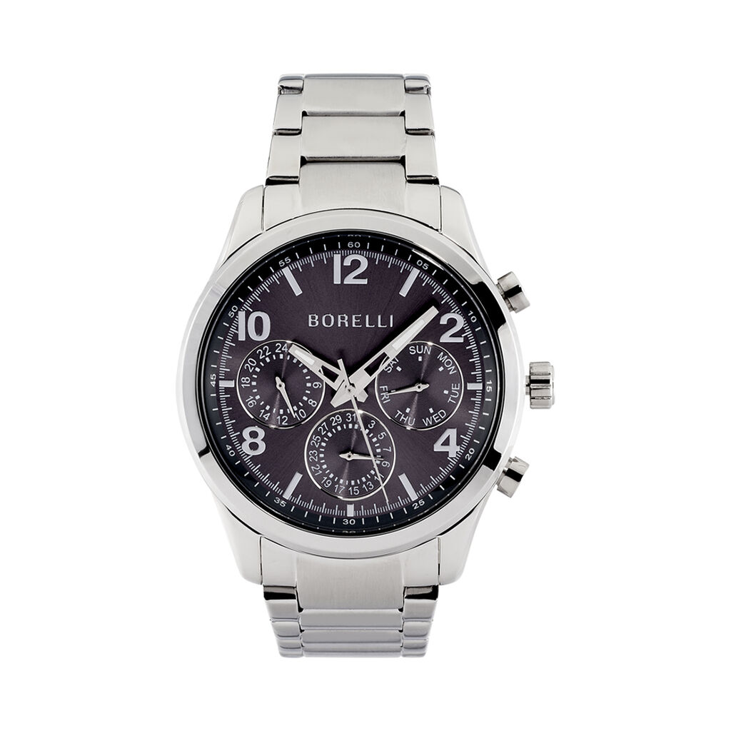 🦚 Borelli Herrenuhr Jakarta Br.0421m/01m Quarz, Uhr ohne Stein