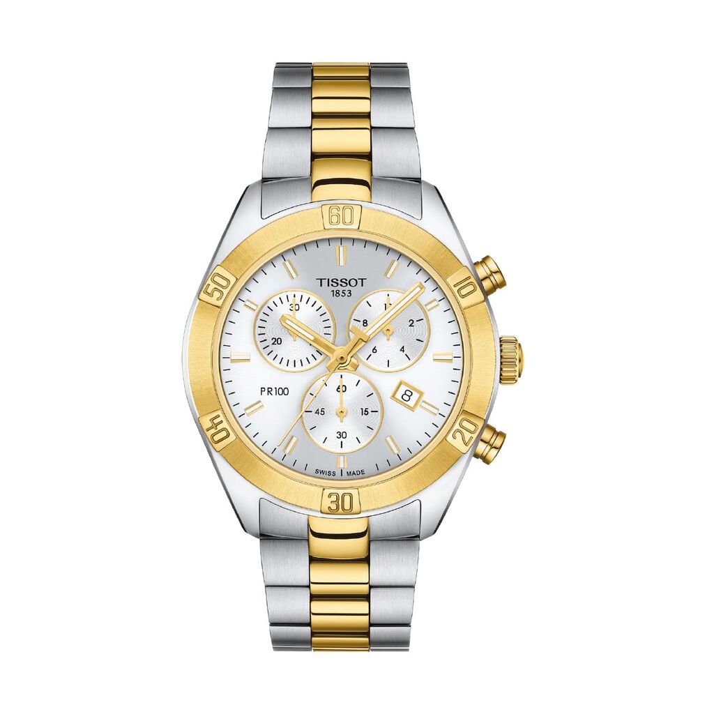 🦚 Tissot Damenuhr PR 100 Sport Chic T1019172203100, Uhr ohne Stein