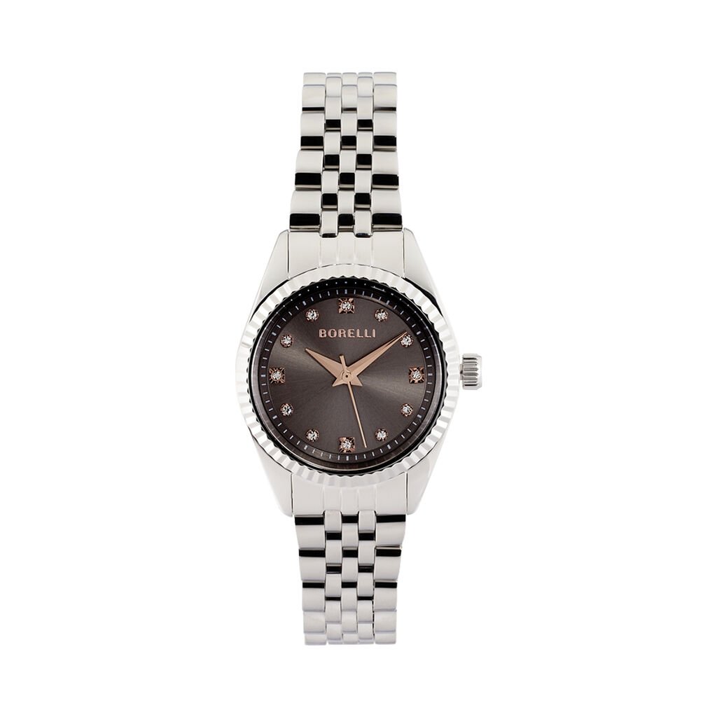 🦚 Borelli Damenuhr Philadelphia Br.1727l/02m Quarz, Uhr ohne Stein