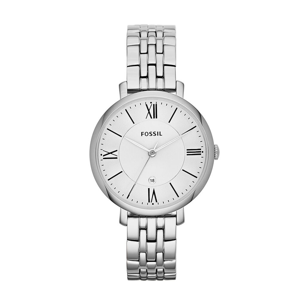 🦚 Fossil Damenuhr Jacqueline Es3433 Quarz, Uhr ohne Stein