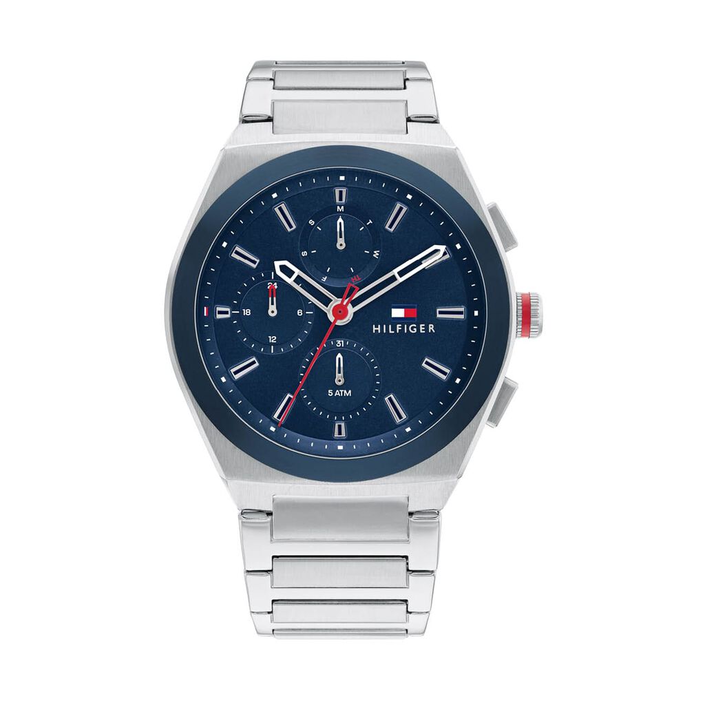 🦚 Tommy Hilfiger Herrenuhr Connor 1791896 Quarz, Uhr ohne Stein