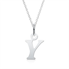 🦚 Kette Buchstabe Y aus Sterlingsilber