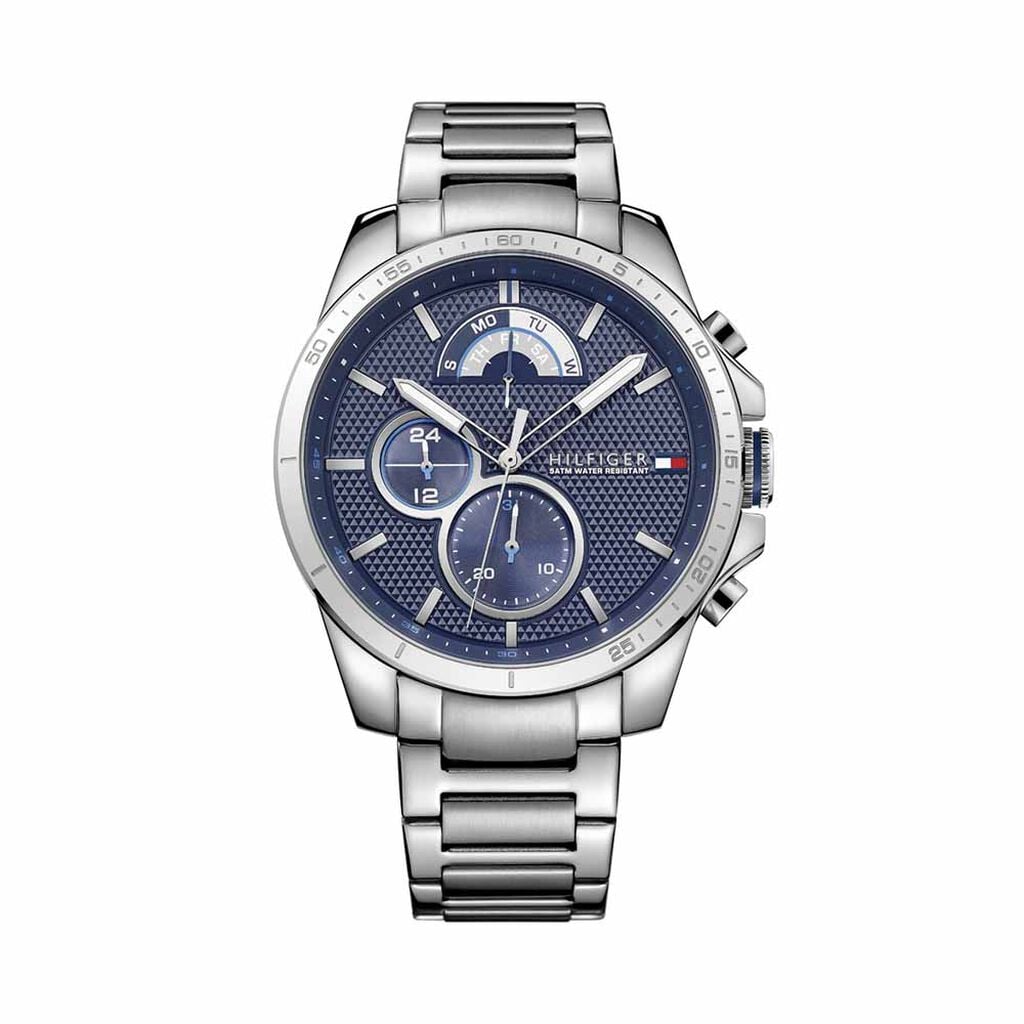 🦚 Tommy Hilfiger Herrenuhr Cool Sport 1791348 Quarz, Uhr ohne Stein
