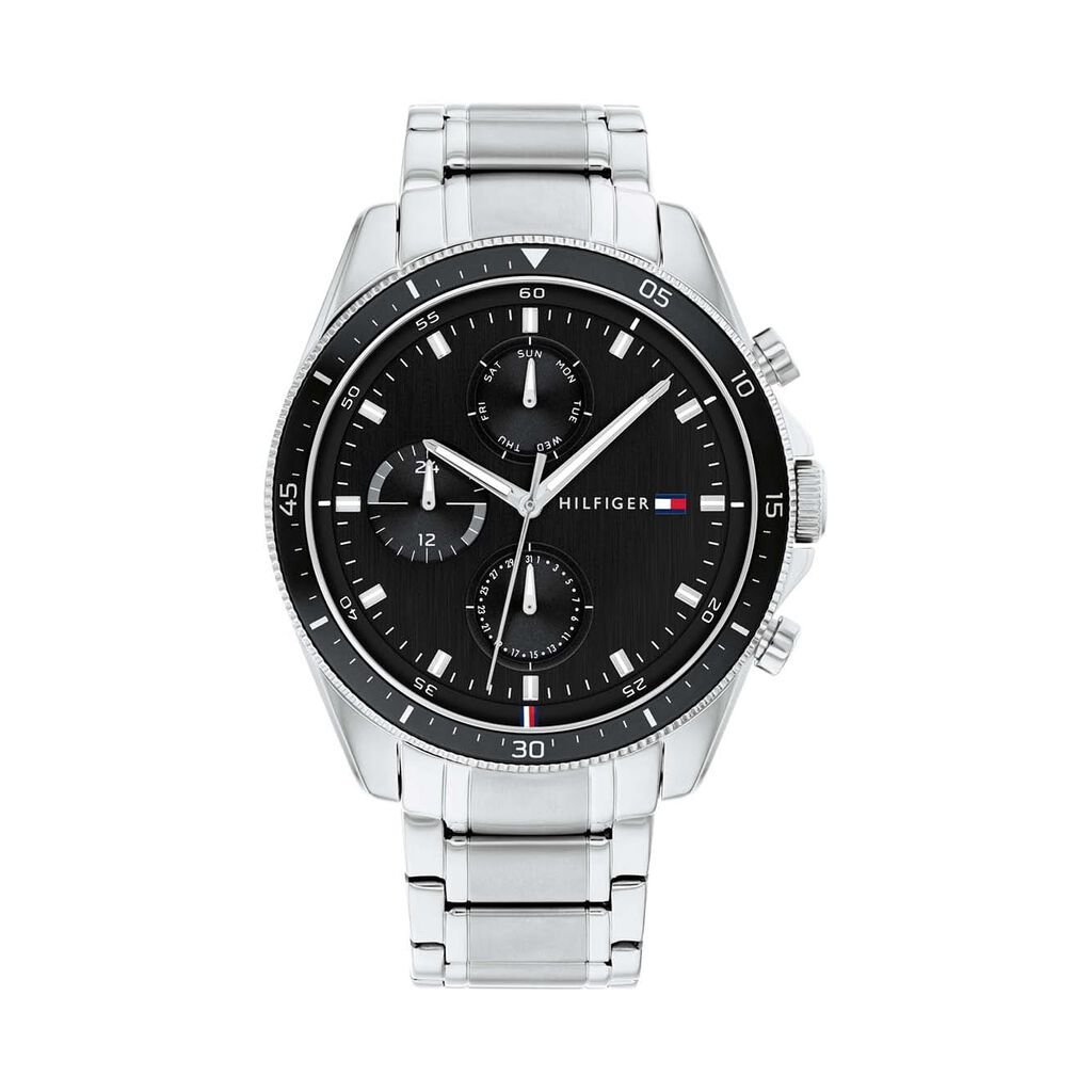 🦚 Tommy Hilfiger Herrenuhr 1791835 Quarz, Uhr ohne Stein