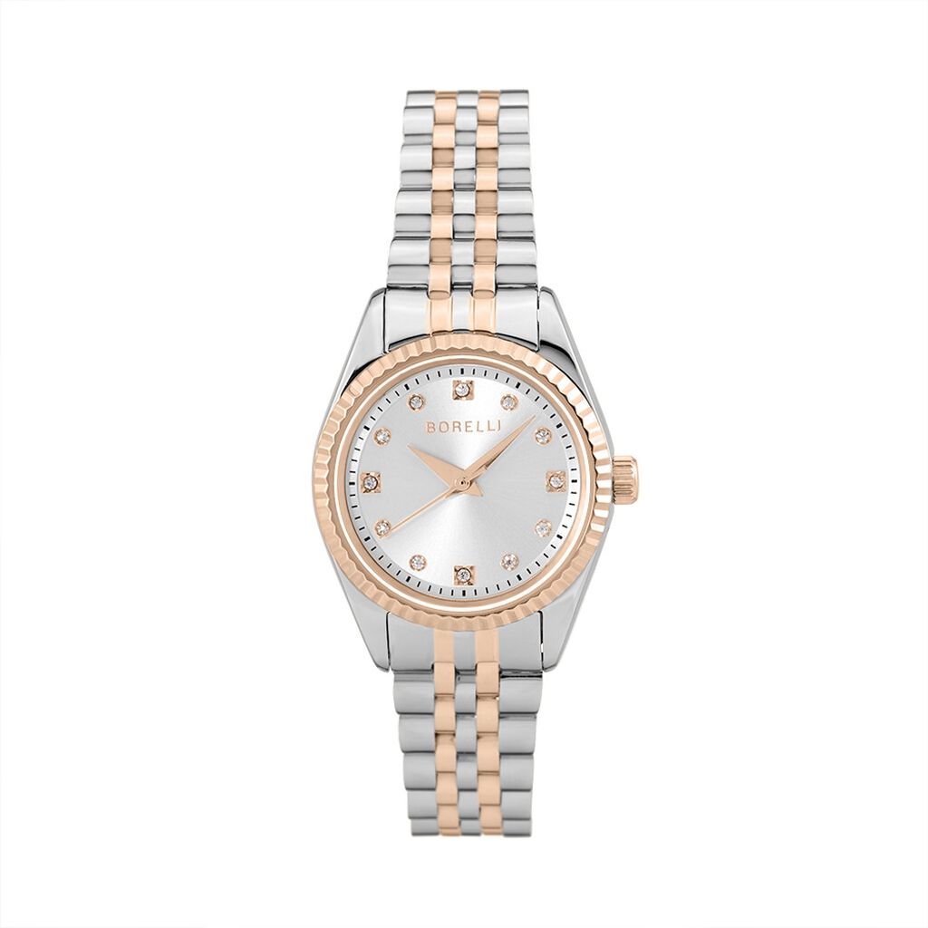 🦚 Borelli Damenuhr Philadelphia BR.1727L/04M Quarz, Uhr ohne Stein