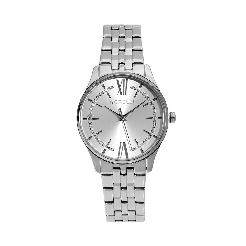 🦚 Borelli Damenuhr Bergen BR.3114L/01M Quarz, Uhr ohne Stein