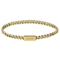 BOSS Armband Schmuck Edelstahl Armschmuck Panzerkette CHAIN FOR HIM gelb|goldfarben
