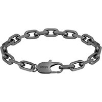 BOSS Armband Schmuck Edelstahl Armschmuck Ankerkette KANE grau